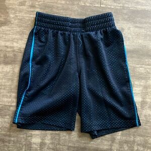 Kids Navy Blue Athletic Shorts